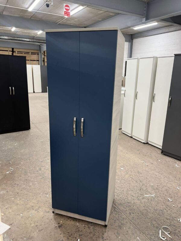 Luxury Two Door Blue Wardrobe 184x76x50cm | WardrobeFRUK