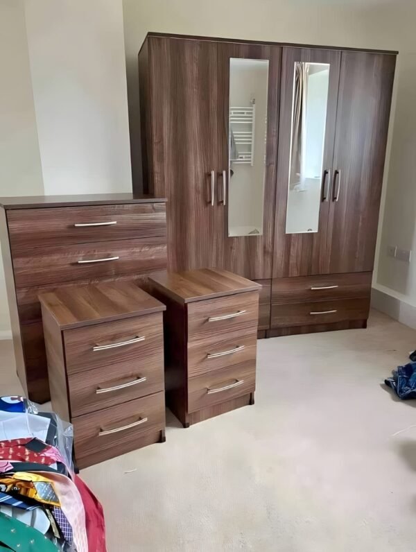 Modern 4 Door Wardrobe Set 184×152×50cm | WardrobeFRUK